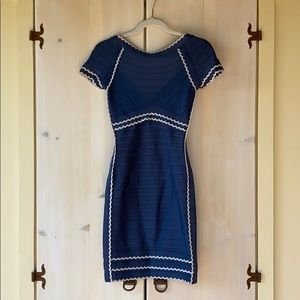 Herve Leger Scalloped Bandage Dress